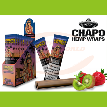 Chapo Hemp Wraps La Colombienne (2 pc)