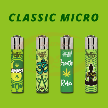 Clipper MICRO - Briquet Weed Yoga