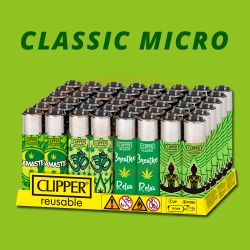 Clipper MICRO - Briquet Weed Yoga